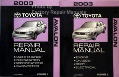 2003 Toyota Avalon Repair Manual Volume 1, 2