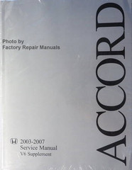 Honda Accord 2003-2007 Service Manual V6 Supplement