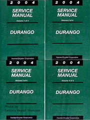 2004 Dodge Durango Factory Service Manual Set - Original Shop Repair