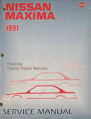1991 Nissan Maxima Factory Service Manual - Original Shop Repair