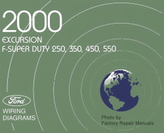 2000 Ford Excursion F-Super Duty F250 F350 F450 F550 Wiring Diagrams