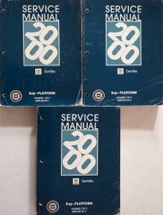 2000 Cadillac Deville Service Manual Volume 1, 2, 3