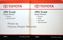 1992 Toyota Truck Repair Manual Volume 1, 2