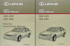 2001 LEXUS GS430 & GS300 Factory Service Manuals