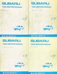 1988 Subaru Factory Service Manuals