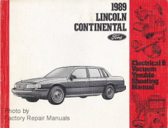 1989 Lincoln Continental Electrical & Vacuum Troubleshooting Manual
