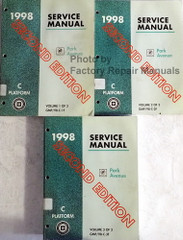 1998 Buick Park Avenue Service Manual Volume 1, 2, 3