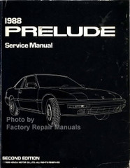 1988 Honda Prelude Service Manual