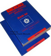 1993 Dodge Ram 50 Pickup Service Manual Volume 1, 2