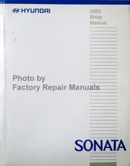 2003 Hyundai Sonata Shop Manual