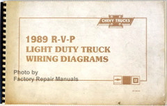 1989 Chevrolet Light Duty Truck Van Wiring Diagrams