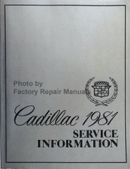 1981 Cadillac Service Information Manual