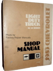 1983 Chevrolet Light Duty Truck 10-30 Series Shop Manual