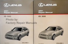 2001 Lexus IS300 Repair Manual Volume 1, 2