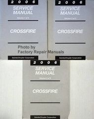2006 Chrysler Crossfire Service Manual Volume 1, 2, 3