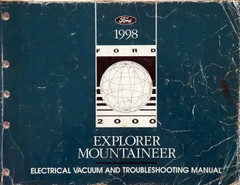 1998 Explorer Mountaineer Electrical Vacuum and Troubleshooting Manual