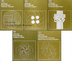 1978 Ford Lincoln Mercury Car Shop Manuals