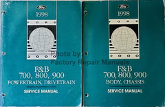 1998 Ford F & B 700 800 900 Service Manual Volume 1, 2