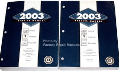 2003 Chevy Venture Olds Silhouette Pontiac Montana Mini-Van Factory Shop Service Manual Set