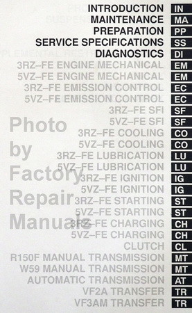 1999 TOYOTA 4RUNNER REPAIR MANUAL PDF visual data 2