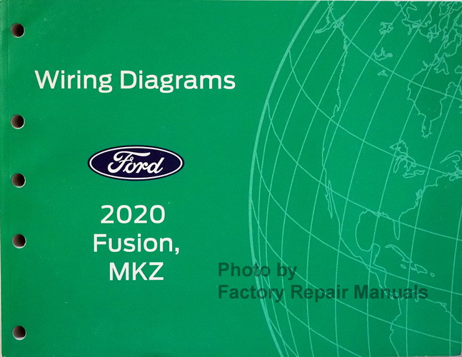 2020 Ford Fusion Lincoln MKZ Wiring Diagrams Manual Original Gas