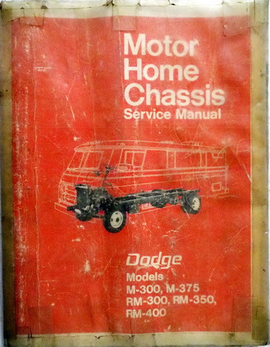 Chrysler Dodge Motorhome Chassis Page 1 Factory Repair Manuals