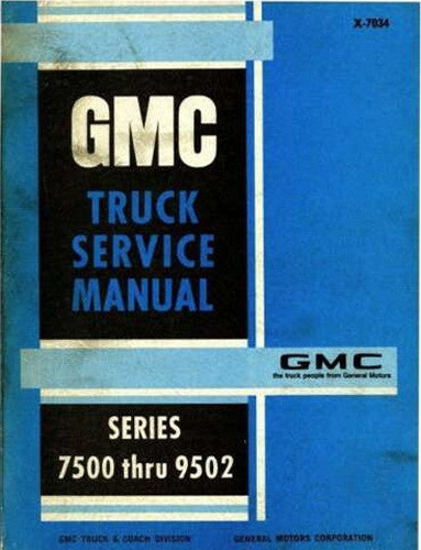 GMC Truck Service Manuals Original Shop Books Factory Repair Manuals