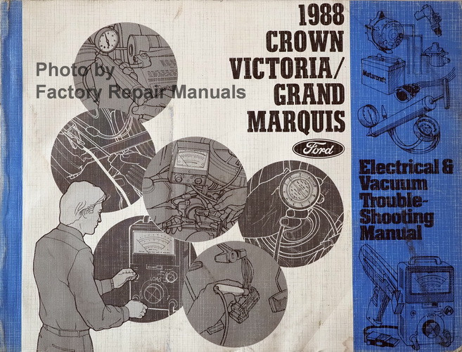 1988 Ford Crown Victoria Mercury Grand Marquis Electrical Wiring