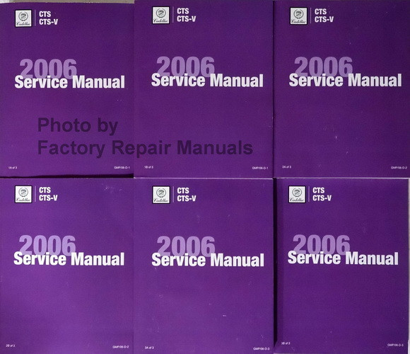 GM Cadillac CTS Page 1 Factory Repair Manuals