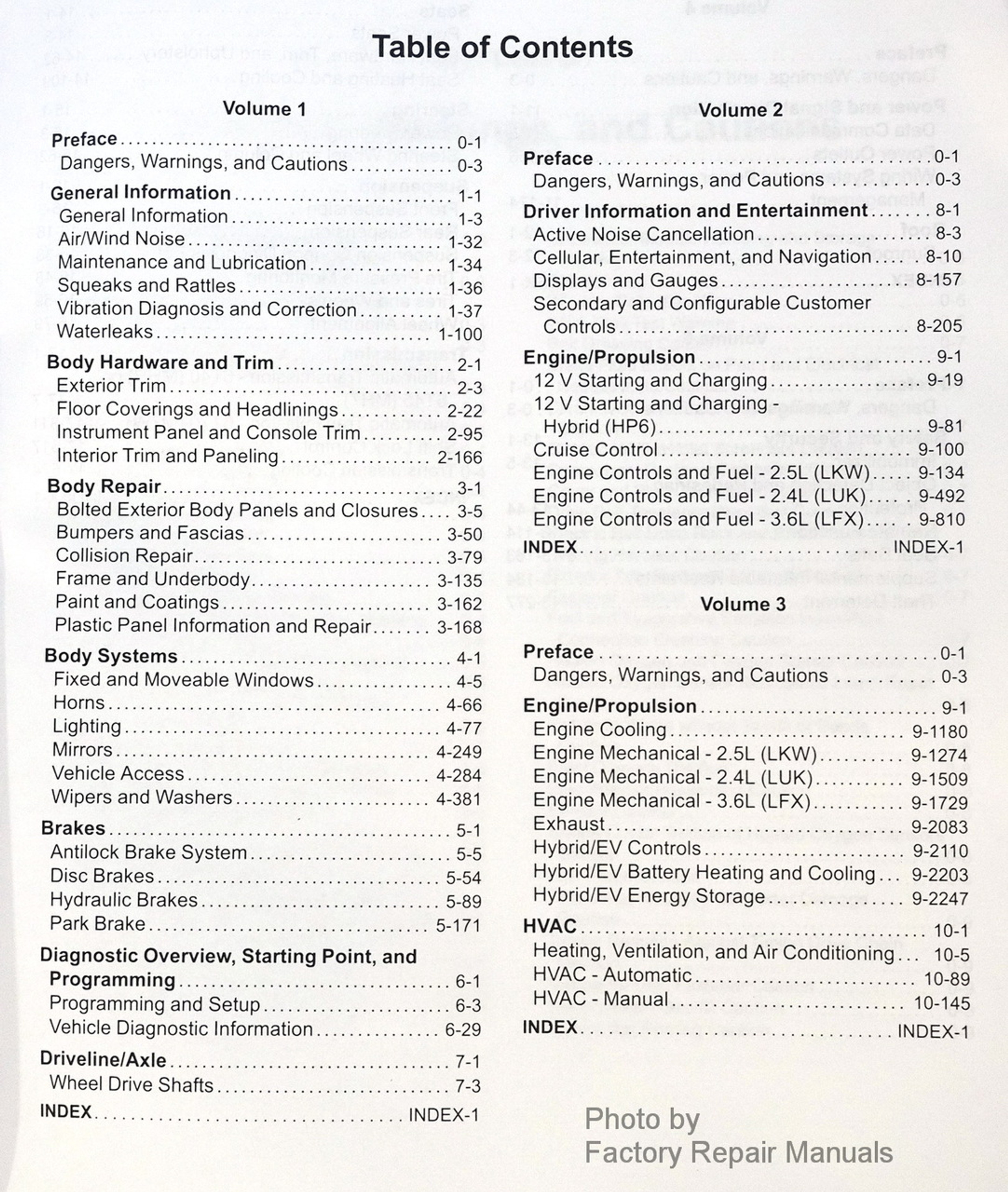2014 Chevy Impala Factory Service Manual Set Original Shop Repair