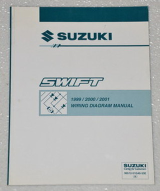 1998 2001 SUZUKI ESTEEM Electrical Wiring Diagrams Shop Manual GL GLX+