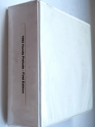1992 Honda Prelude Service Manual 