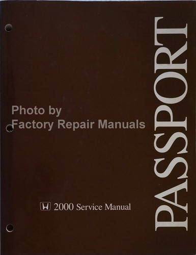 2000 Honda Passport Service Manual