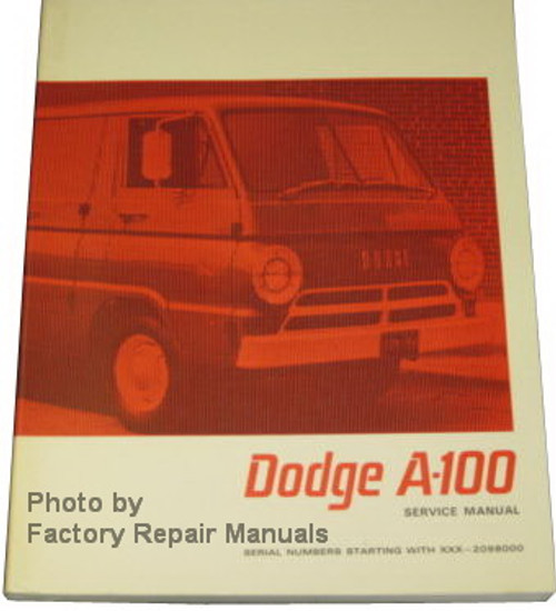 Dodge A-100 Service Manual