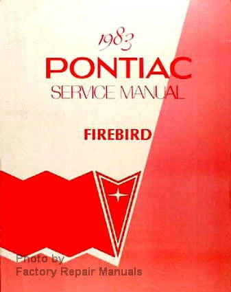 1983 Pontiac Service Manual Firebird