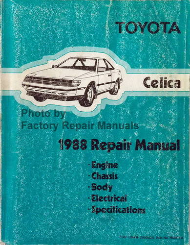 1988 Toyota Celica Repair Manual