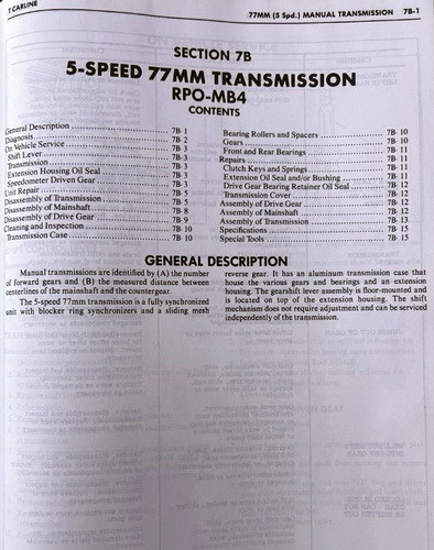 1986 Chevrolet Chevette Shop Manual