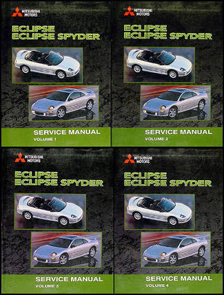 2001 Mitsubishi Eclipse Eclipse Spyder Service Manuals