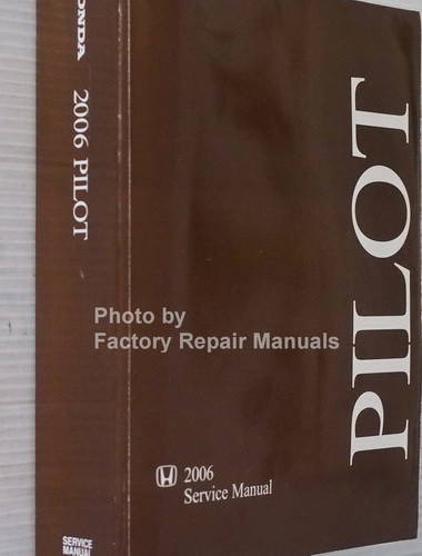 2006 Honda Pilot Service Manual