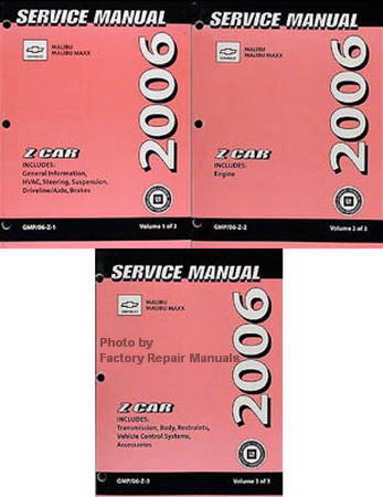2006 Chevy Malibu, Malibu Maxx Service Manual