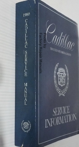 1980 Cadillac Service Information