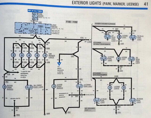 1983 Ford Bronco, F100-F350 Electrical & Vacuum Troubleshooting Manual