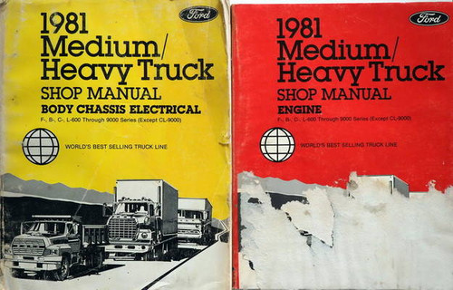 1981 Ford Medium / Heavy Duty Truck Service Manuals