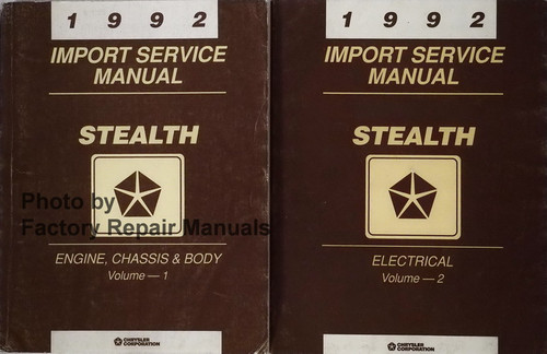 1992 Service Manual Stealth Volume 1, 2