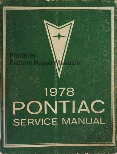 1978 Pontiac Service Manual