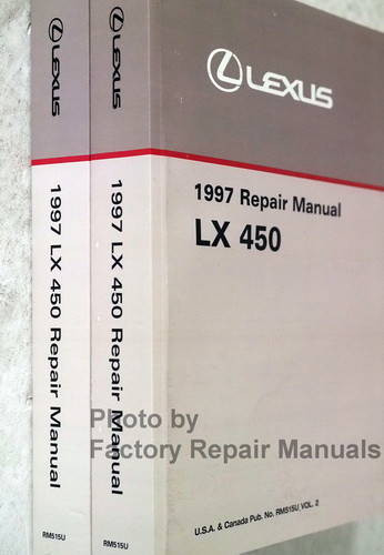 1997 Lexus LX450 Factory Repair Manual Volume 1 and 2