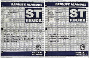 2005 GM ST Truck Chevrolet Colorado GMC Canyon Service Manual Volume 1, 2
