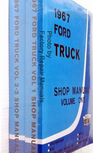 1967 Ford Truck Shop Manual Spine View
