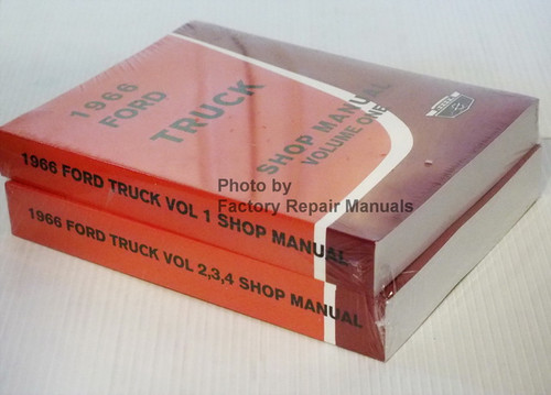 1966 Ford Truck Shop Manual Spine View