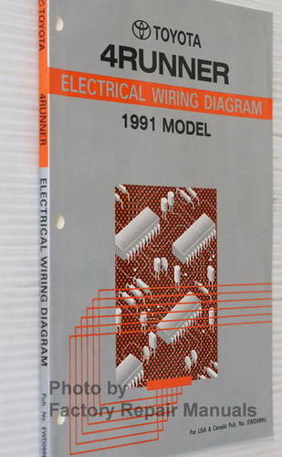 1991 Toyota 4Runner Electrical Wiring Diagrams Spine View